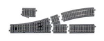 Kato 2-852 Ho Scale Unitrack #4 Manual 21-5/8" Left-hand Turnout. Fixed Price $42.99.
