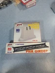 Atlas Girder 4 Sections Ho Scale Item 82 & 3" Bridge Piers 81. Fixed Price $12.00.