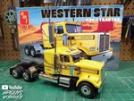 AMT1300 Western Star 4964 Tractor Super-detailed 1/24 Scale Plastic Model Kit. Fixed Price $54.95.