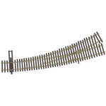 Walthers Code Ho 83 Curved Turnout - 24 36" Left Hand. Fixed Price $37.99.