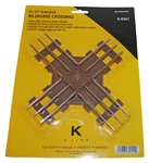 K-line 90 Degree Crossover K-261 3 Rail Track, O-27 Gauge, Like Lionel Crossing. Fixed Price $10.75.