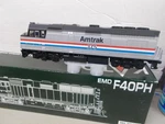 Kato # 37-6551 Amtrak Emd F40PH Powered Locomotive 375 Dcc Plug Ho Scale. Fixed Price $130.00.
