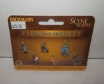 Bachmann Scene Scapes Ho Scale Seated Platform Passengers #33111 Nip. Fixed Price $12.50.