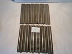 12 Used Marklin Ho #24188 7.5 C-track Straight Sections. Fixed Price $17.99.