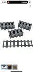 Train 18 Pieces Set Straight Tracks City Roads Building Toys With Major.... Fixed Price $15.00.