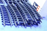 Box Of 20 Revell / Rapido Scale 9" Radius 15 Degree Curved Snap Tracks N-4144. Fixed Price $9.99.