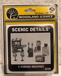 Woodland Scenics D230 Ho Details Vending Machines Kit (pack Of 8). Fixed Price $12.99.