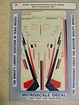 Microscale Decal Ho 87-834 General Electric Dash 9 & Ac 4400CW Demo Locomotives. Fixed Price $8.30.