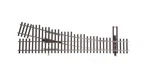 Walthers 948-10017 Ho Code Nickel Silver Dcc-friendly #6 Left Hand Turnout. Fixed Price $33.19.