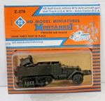 Roco Us M-16 Anti-aircraft Half-track Vehicle Minitanks Ho 1/87 # 279 C-6. Fixed Price $18.69.