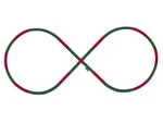 Lionel Ho Figure 8 Fastrack Expansion Pack Gauge, Multi-color. Fixed Price $81.99.