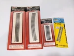 Atlas Snap Track & Nickle Silver #822 9" Straight 18" Radius Lot Of 4 Packs. Fixed Price $15.00.