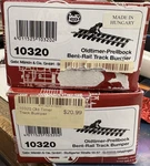 Msh- Lgb Scale Old-timer Track Bumper Pieces 10320 Nos Mint Boxes. Fixed Price $37.99.