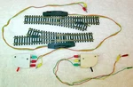 Ahm Ho Scale Remote Control Switch Track Set - Right Hand #2503 Made In Italy. Fixed Price $24.99.