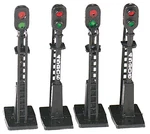 Bachmann 42101 Ho Block SIGNALS/4PC. Fixed Price $14.25.