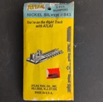 Atlas Ho Gauge Nickel Silver Bumpers 2-PCS #843 1:87 Black. Fixed Price $5.99.