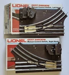 Pair Lionel O27 Gauge Manual Switches 1 Left Hand + Right W/boxes. Fixed Price $22.00.