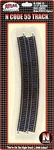 Atlas Code 55 Track 17-1/2'' Radius Full Curve PKG(6) Scale Nickel Silver. Fixed Price $9.24.