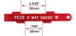 Peco SL-336 Track Laying 6' Way Gauge. Fixed Price $36.99.