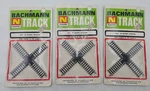 Gauge Bachmann 90 Degree Crossing Track #7657. Fixed Price $19.99.