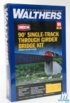 Walthers 933-4503 90' Single-track Through Girder Bridge Kit Ho Scale Train. Fixed Price $29.99.