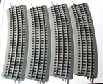 Lionel 6-12056 Fastrack 060 Curve 4 Sections. Fixed Price $35.99.