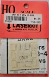 Laserkit Ho Scale Window Set Wkw 8-40B Diesel Locomotive #263 Nos. Fixed Price $5.00.