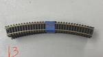 Lot Of 13-ATLAS Ho 18R Curved Snap-track Section Brass Rail Plastic Ties. Fixed Price $28.99.
