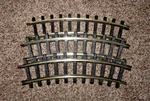 New Bright Holiday Express Curve Tracks 384 Series Polished Train 387. Fixed Price $57.50.