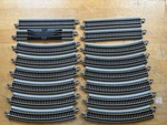 Bachmann Ho Oval 92124A13-2 Curve & 92123A6-2 Straight Tracks 24IN Radius. Fixed Price $29.95.