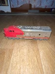 Ho Scale Bachmann Emd F9 Diesel Locomotive Santa Fe War Bonnet, #307. Fixed Price $28.00.