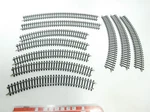 M Rklin H0 10X Track Hollow Profile Curved: 2110 + 2141, Very Good #BI847-0.5. Fixed Price $19.02.