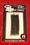 N Scale Atlas Code 55 Curve Track 2025 Half 18.75" Radius Package Of Six. Fixed Price $7.99.