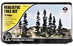 Woodland Scenics TR1113 Realistic Tree Kit Forest Green Pines (24) Pkg. Fixed Price $16.99.