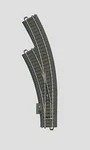 Marklin 20671 Track Curved Turn Right. Fixed Price $38.99.