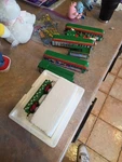 Peanuts Hawthorne Village Christmas Express Train Set Bachmann 2 Engines Coa. Fixed Price $699.00.