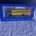 Bachmann Ho Scale Bus W/high Railers #46211 Brand New. Fixed Price $50.00.