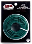 Atlas Ho/n Layout Wire Green 50' Spool ATL317. Fixed Price $14.49.