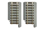 Walthers Trainline Ho Scale Model Adapter 2 Pack Power-loc Track(tm). Fixed Price $16.19.