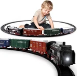 Deao Christmas Train Set Toys For Kids, Track Locomotive Engine Batter. Fixed Price $28.99.