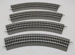 Lionel 6-85390 White O-36 Curved Fastrack (pack Of 4) Ex. Fixed Price $15.19.