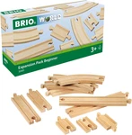 World Expansion Pack Beginner 11-PIECE Wooden Train Track Set Compatible Wit. Fixed Price $48.73.