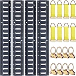 Trekassy Tie-down Kit, 4 Pack 8' Rails 8FT, Black. Fixed Price $215.53.