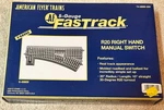 Lionel American Flyer 2-RAIL Fastrack Gauge R20 Rh Manual Switch 6-49869 New. Fixed Price $45.00.