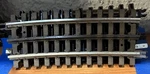 Atlas Gauge 0-54 Half Curve Section 3 Rail Track, Item# 6061. Fixed Price $7.00.