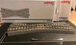 Two Marklin Ho - Track Crossing Piece 24.3 Degrees #24640. Fixed Price $40.00.