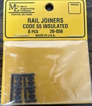 Micro-engineering #26-056 Code 55 Insulated Rail Joiners 8 Pack Nip!. Fixed Price $5.99.