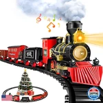 Baingesk Train Set Christmas Steam Light And Sounds Electric. Fixed Price $49.86.