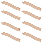 Orbrium Premium Wooden Train Ascending Tracks, Pack Of 8 .... Fixed Price $27.41.