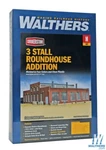 New Walthers 933-3261 Modern Roundhouse Add-on Stalls Kit:n Scale Free Ship. Fixed Price $67.99.
